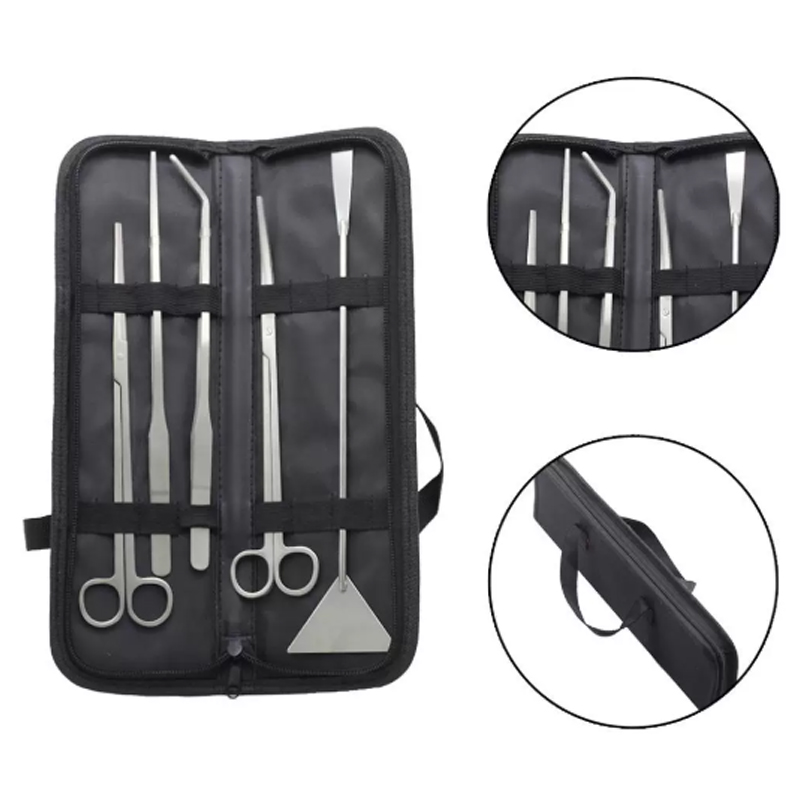Trimming Scissor Set - Set Alat Pembersih Akuarium Gunting Gelombang
