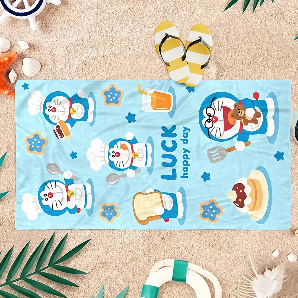 Handuk Pantai Doraemon Handuk  - Aquarium Zombie ulasan dan harga